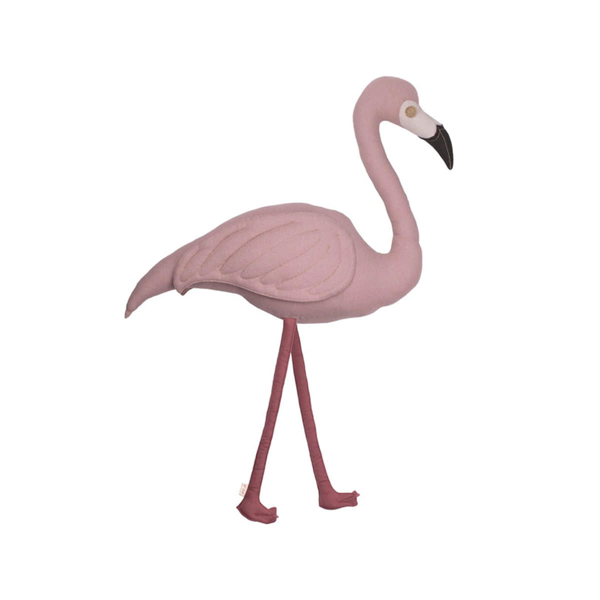 Polly Flamingo Cushion [Dusty Pink]