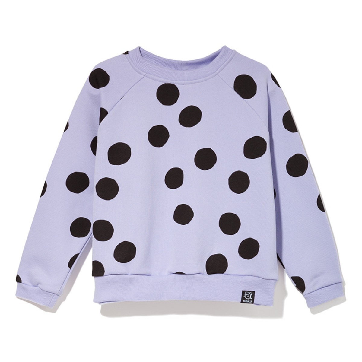lilac dots sweatshirt