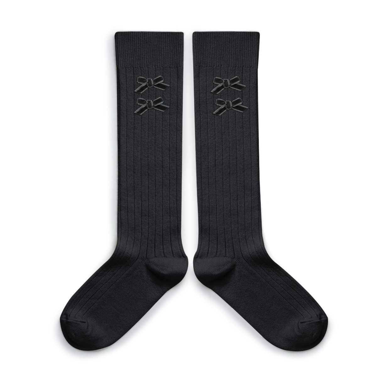 Ribbed Knee-high Socks #783