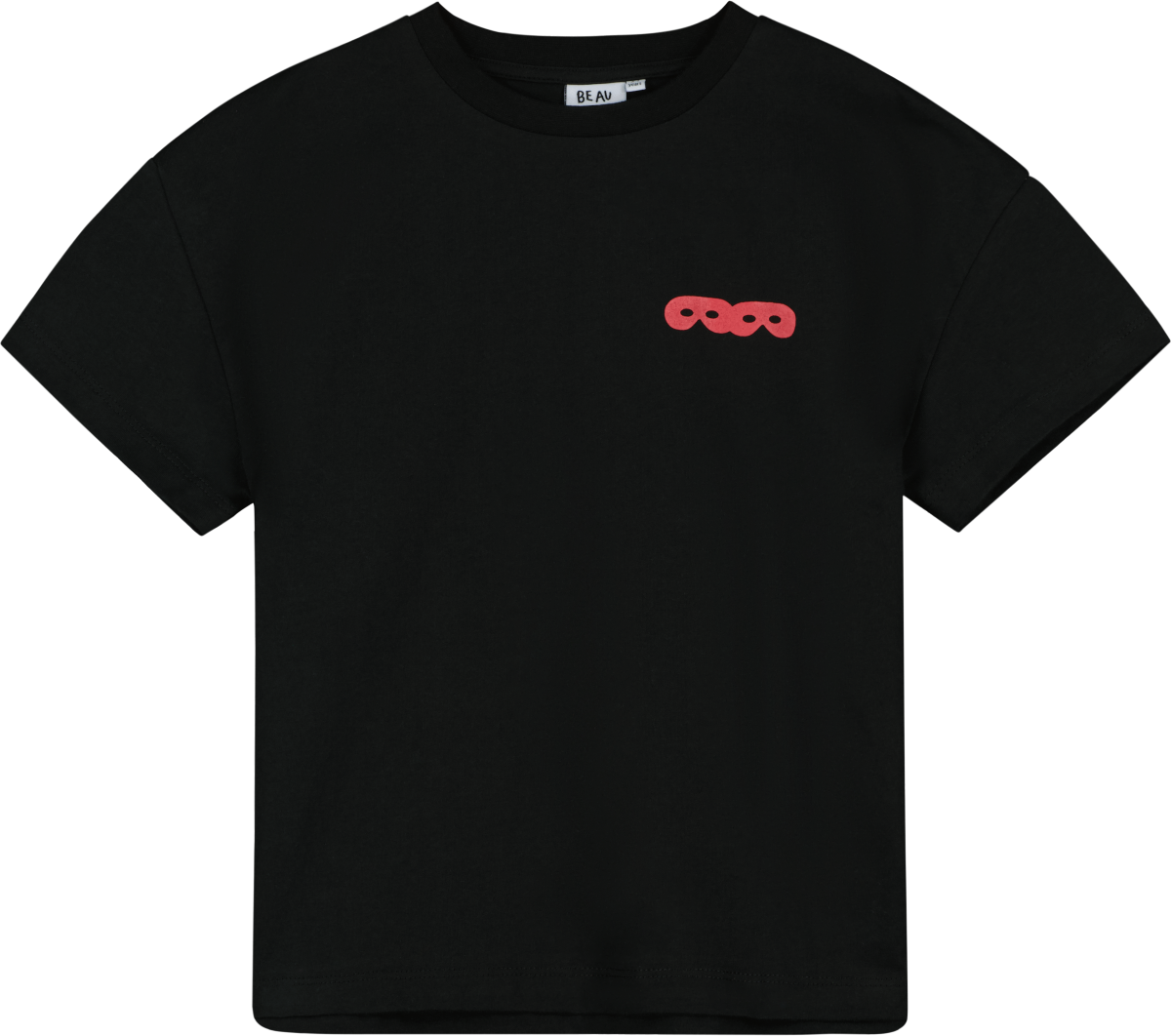 Black Oversized &#039;Adventure&#039; T-shirt